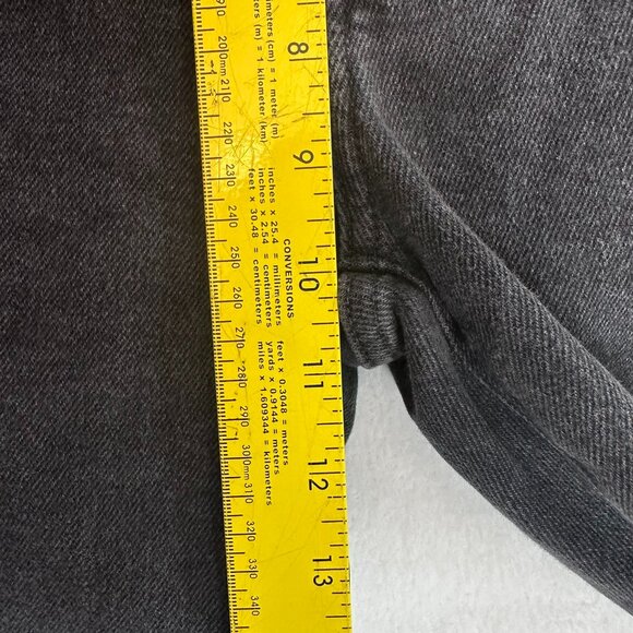 Madewell Black Denim Cali Demi-Bootcut Jeans Women's Mid-Rise Casual Size 28 - Picture 8 of 9